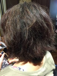 年齢に伴ってパサついてくる髪質。