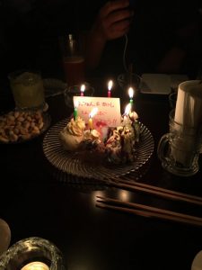 アイスケーキでお祝いしてくださいました。T^T