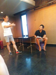 藤村先生から直接指導を。