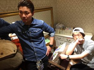 石井と浮田とミーティング