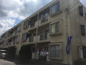 約4年間住んだアパート