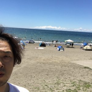 内房 岩井海水浴場。
