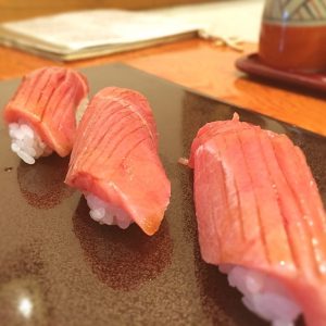 ボクの大好きな中とろ激ウマっす!