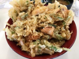 大好きな“イカかき揚げ丼”