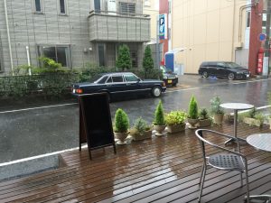 あいにくの雨…