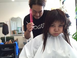 なぜかしんこも切ってくれというので(笑)変身させときました(笑)