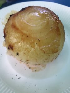 玉ねぎを30分じっくりアルミ焼きしたのは美味かった(≧∇≦)
