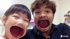 メッチャ楽しみにしている娘とオヤジ(^^)