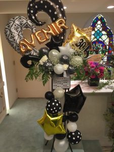 先輩方とお祝いにお渡ししたバルーン♪