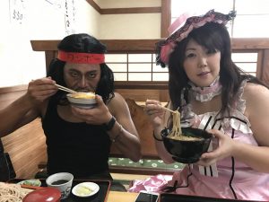 我孫子駅南口でイベントスペースを運営しているアヤさんとランチ^^