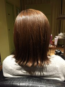 Back 絶妙な外ハネ