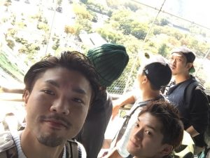 上からの迫力もええ感じや〜