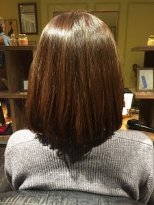 バッサリいきましたね〜