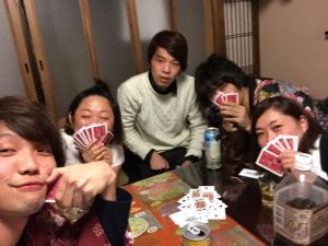 町家に2泊! トランプやったり、修学旅行みたいで楽しかったな。