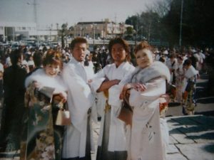 僕の成人式の時は快晴でした^ ^僕の容姿のように清々しいですねw