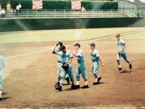3年のときにやったレギュラーになり両親に試合を見せることができました