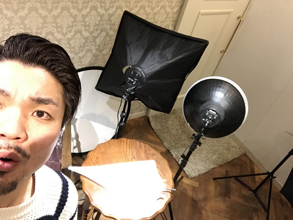 照明機材。片付けが大変やで(笑)